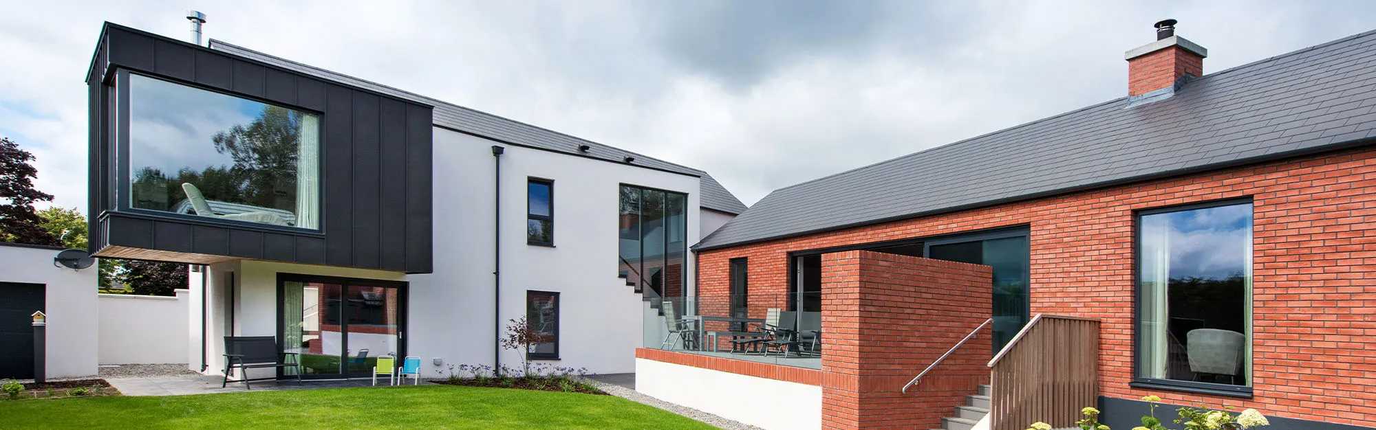 Zyle Fenster Aluclad windows installed in a modern Irish home