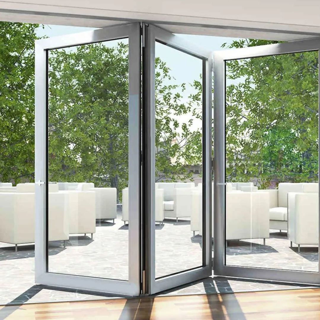 Schüco aluminium sliding doors in a contemporary building