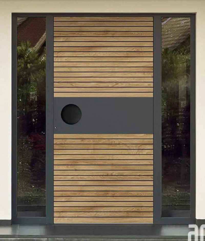 Aluminium front door